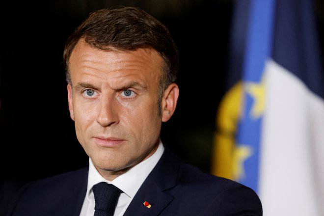 Emmanuel Macron maja letos. FOTO: Ludovic Marin via Reuters