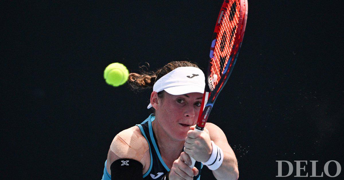 Tamara Zidanšek au tournoi principal de Roland Garros