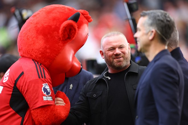 Wayne Rooney trenersko ni (rdeči) vrag. FOTO: Carl Recine/Reuters
