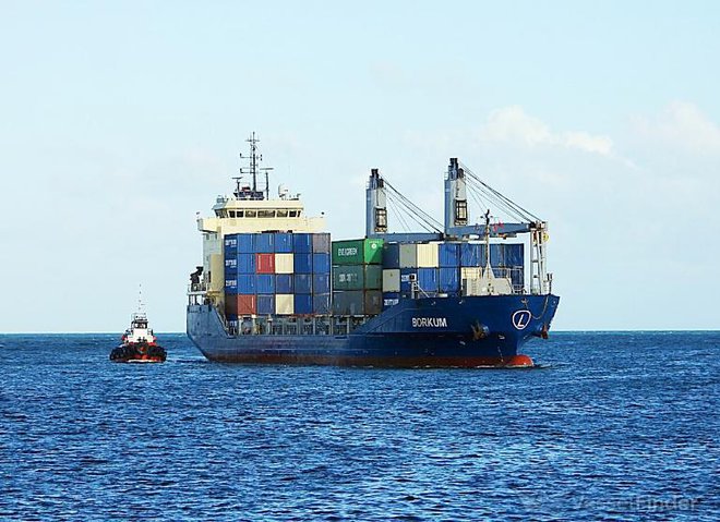 Bo tovorna ladja Borkum pliula v Izrael ali so se samo hecali?.Foto Vesselfinder.com