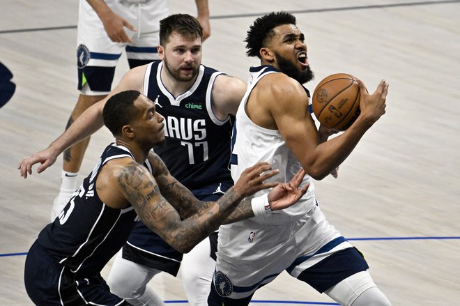 Karl-Anthony Towns je bil eden od junakov Minnesote. FOTO: Jerome Miron/USA Today Sports