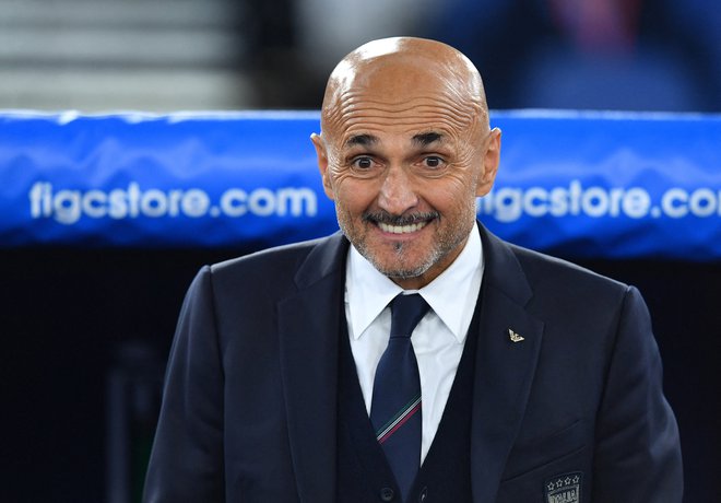 Italijanski selektor Luciano Spalletti bo imel na euru 2024 najvišje ambicije. FOTO: Jennifer Lorenzini/Reuters