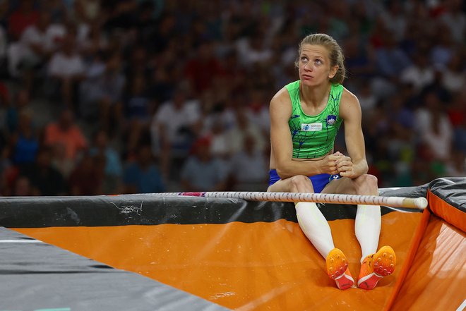 Tina Šutej se je poškodovala na treningu. FOTO: Kai Pfaffenbach/Reuters