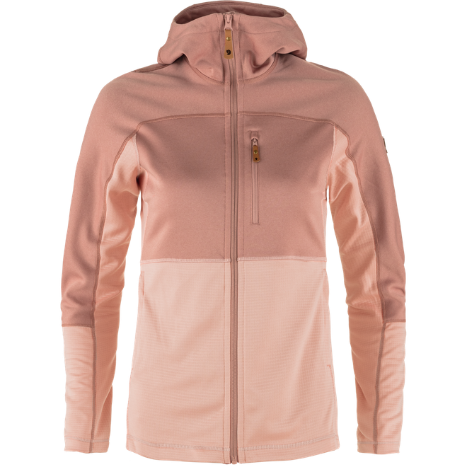 Jopica Abisko Trail Fleece W v barvi Chalk Rose-Dusty Rose FOTO: Fjällräven