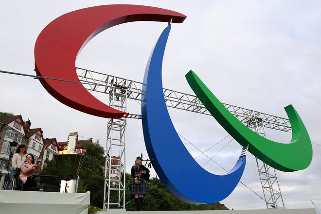 17. poletne paralimpijske igre bodo letos potekale v Parizu od 28. 8. do 8. 9. 2024. Fotografija je s paralimpijskih iger v Londonu leta 2012. FOTO: David Moir/Reuters