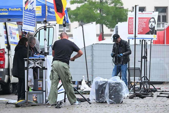 25-letni Afganistanec je ubil nemškega policista. FOTO: Kirill Kudryavtsev/AFP