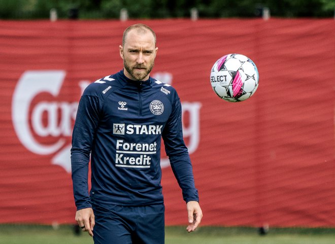 Christian Eriksen je med nosilci igre v danski reprezentanci. FOTO: Thomas Traasdahl/AFP