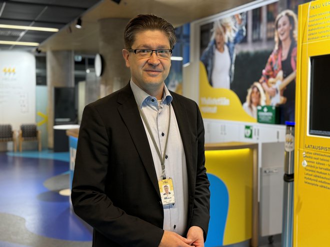 Timo Aaltonen je višji podpredsednik družbe Helen, ki upravlja elektrarno in skrbi za energetsko preskrbo Helsinkov. FOTO: Gašper Završnik
