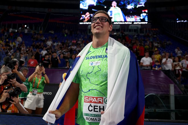 Novi evropski prvak - Kristjan Čeh! FOTO: AFP