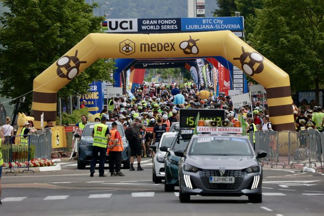 Popoldne se je začel družinsko-šolski maraton. FOTO: Črt Piksi/Delo