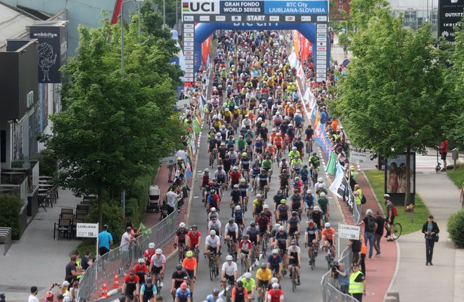 Udeleženci maratona Franja smo na trasah občutili nekoliko večjo gnečo kot minula leta. Foto Blaž Samec