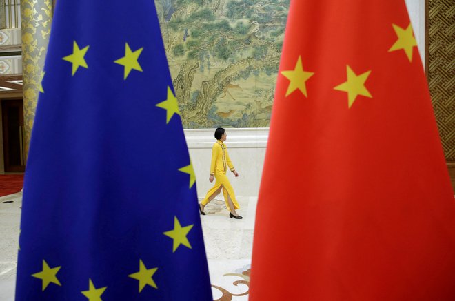 Kitajska gleda na EU predvsem na podlagi lastnih gospodarskih in varnostnih interesov. FOTO: Jason Lee/Reuters