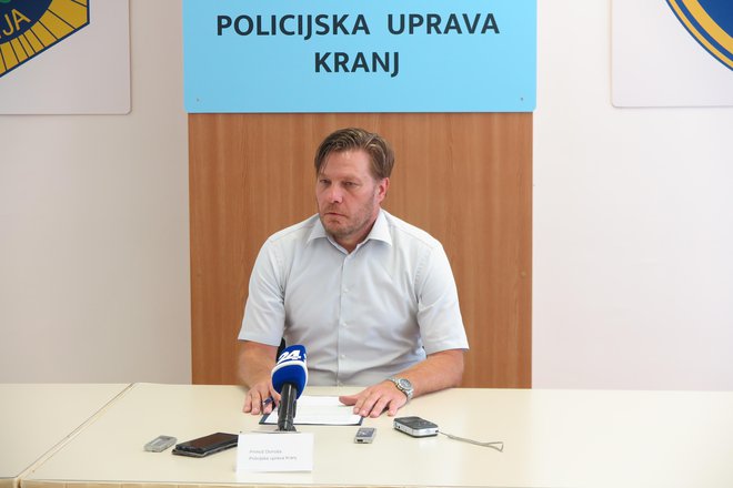 Primož Donoša, vodja gorenjskih kriminalistov. FOTO: Špela Ankele/Delo