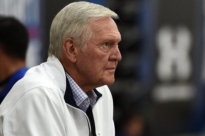 Jerry West je eden velikanov lige NBA. FOTO: Stacy Revere/AFP