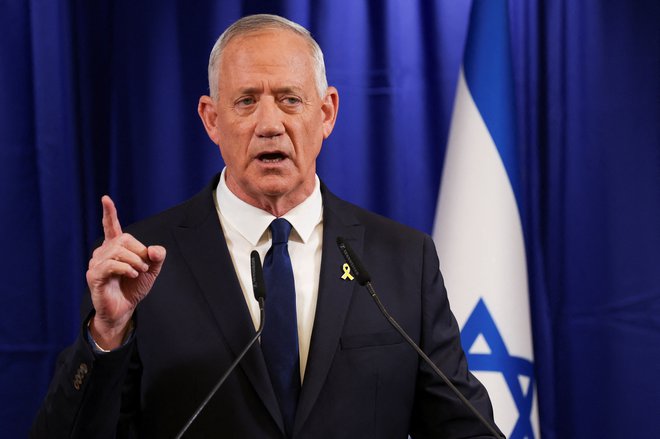 Ganc je s svojim umikom močno olajšal Netanjahujevo delo. FOTO: Nir Elias/Reuters
