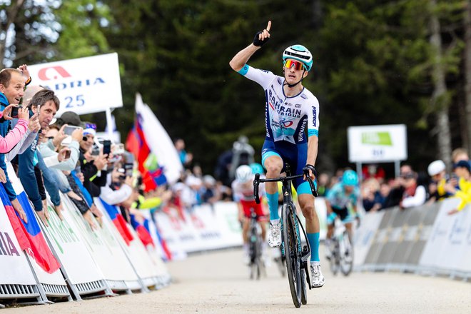 Pello Bilbao je bil najmočnejši na zadnji strmini pred Plažo. FOTO: Matic Klanšek Velej/Sportida