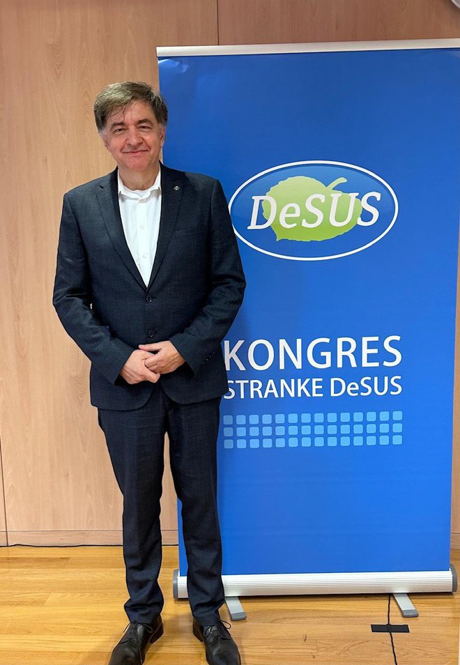 Vlado Dimovski, novi predsednik DeSUS. FOTO: Arhiv DeSUS