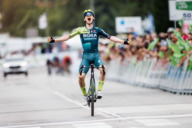 Giovanni Aleotti je zmagovalec dirke po Sloveniji. FOTO: Matic Klanšek Velej/Sportida