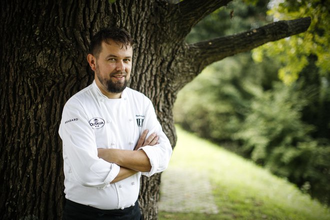 Marko Pavčnik, restavracija Pavus, je zadnji prejemnik Michelinove zvezdice. FOTO: Uroš Hočevar/Delo
