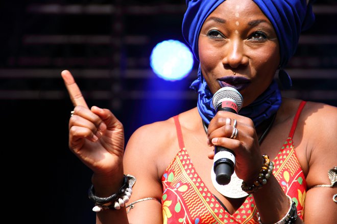 Nastop Fatoumate Diawara, ki ima po uspešni igralski prav tako uspešno glasbeno kariero, bo eden od vrhuncev JazzLenta. FOTO: Promocijsko gradivo