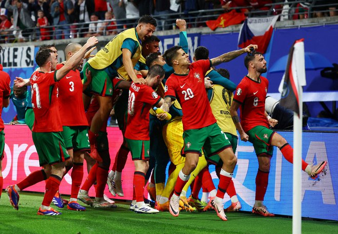 Portugalci so začeli zmagovito. FOTO: Lisi Niesner/Reuters