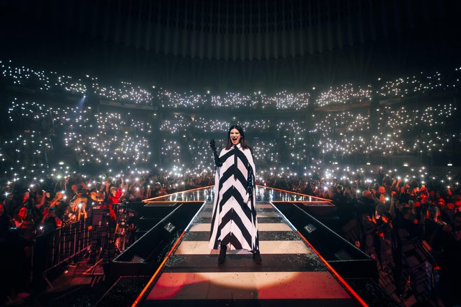 Laura Pausini je za svetovno turnejo pripravila pravi spektekel. FOTO: Virginia Bettoja