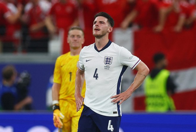 Declan Rice bi raje videl več pozitvnosti kot kritik. FOTO: Lee Smith/Reuters