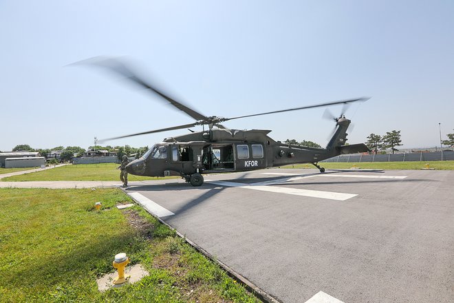 Helikopter Blackhawk. FOTO: Zvone Vrankar