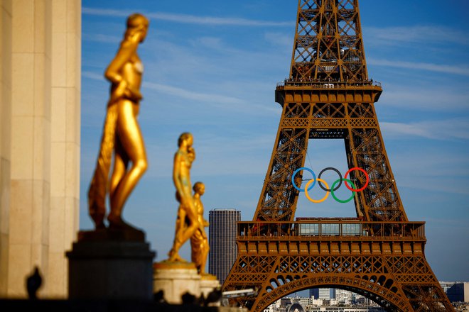 Pariz bo olimpijado gostil tretjič; nazadnje jo je leta 1924. FOTO: Sarah Meyssonnier/Reuters