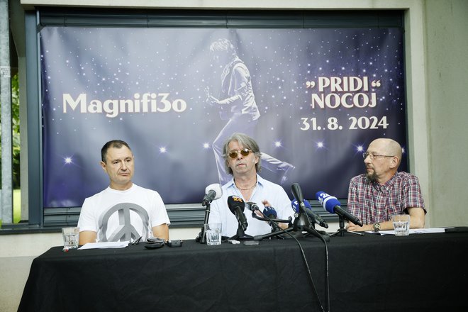Magnifico na današnji novinarski konferenci. FOTO: Jože Suhadolnik/Delo