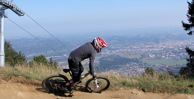 Bike Park Pohorje ponuja odlične poti za gorske kolesarje. FOTO: Bike Park Pohorje Maribor