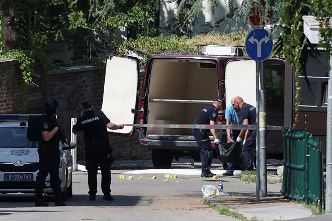 Policija je napadalca v samoobrambi ustrelila in ubila. FOTO: Zorana Jevtić/Reuters