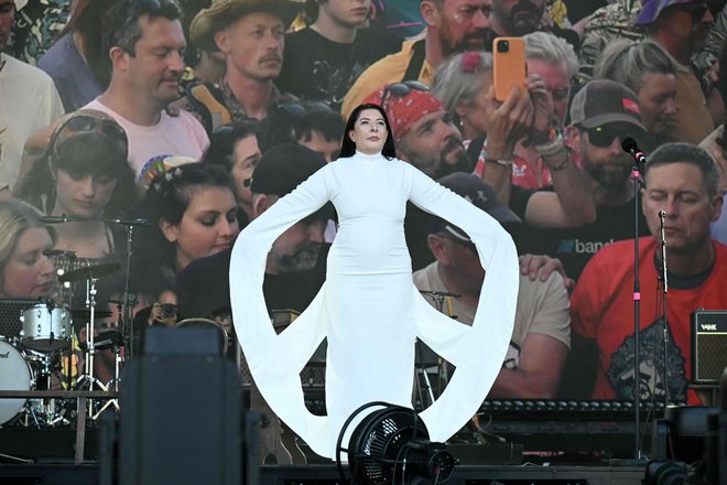 Umetnica je dejala, da je bil nastop na glasbenem festivalu eden najzahtevnejših v njeni karieri. FOTO: Oli Scarff/AFP