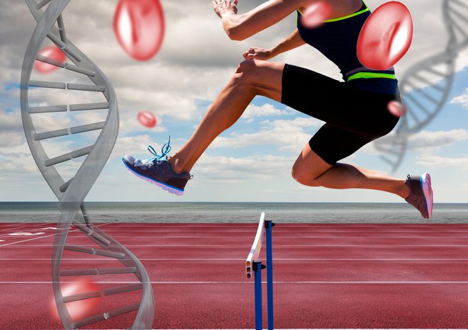 Vrhunski športnik potrebuje vse: koristne gene oziroma boljše pogoje pri genih, hkrati pa dober trening in mentalno podporo, pravi raziskovalka. FOTO: Shutterstock