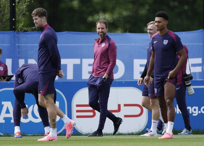 Gareth Southgate bo vodil jubilejno 100. tekmo v vlogi selektorja Anglije. FOTO: John Sibley/Reuters