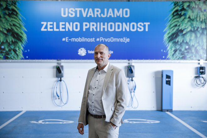 Kristijan Melinc, vodja Digitalne infrastrukture v Telekomu Slovenije  FOTO: Jože Suhadolnik