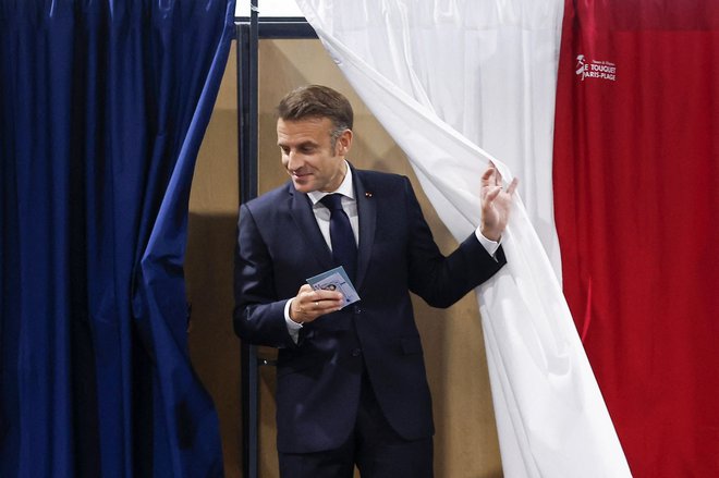 Emmanuel Macron nima razlogov za zadovoljstvo. FOTO: Mohammed Badra/ Afp
