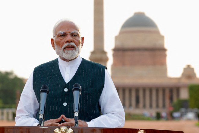 Indijski premier Narendra Modi. FOTO: Adnan Abidi/Reuters