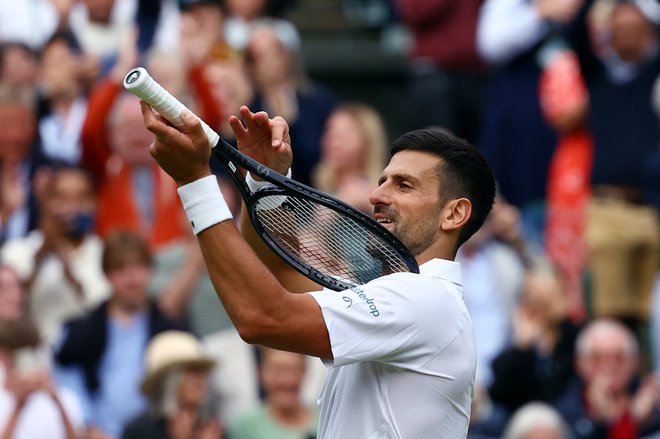 Novak Đoković se je zabaval. FOTO: Paul Childs/Reuters