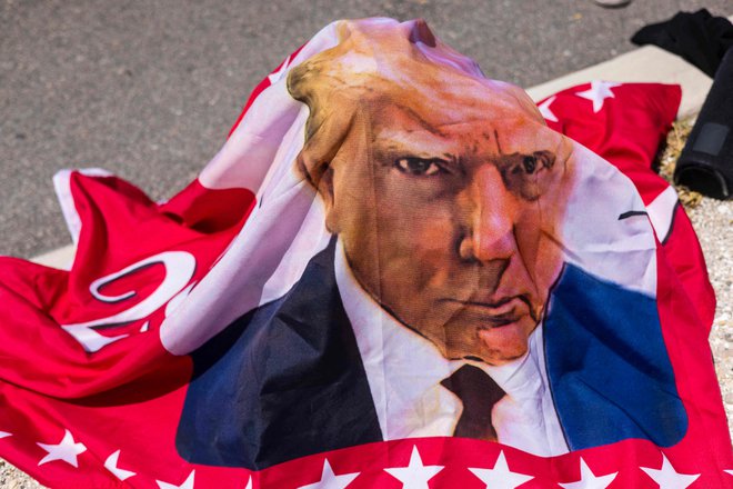 Demonstracije za Trumpa pred floridskim Mar-A-Lagom. FOTO: Saul Martinez Getty Images via AFP
