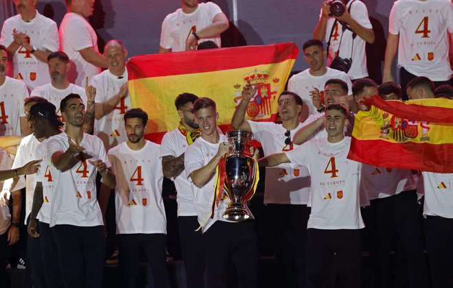 Španci so prevladovali na te prvenstvu. FOTO: Oscar Del Pozo/AFP