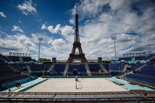 Olimpijske igre v Parizu se začnejo 26. julija. FOTO: Dimitar Dilkoff/AFP