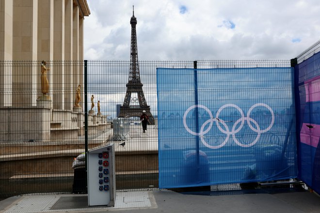 Olimpijske igre spreminjajo podobo francoske prestolnice. FOTO: Kevin Coombs/Reuters