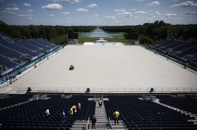 Versailles bo gostil tekmovanja v modernem peteroboju in konjeništvu FOTO: Benoit Tessier/Reuters
