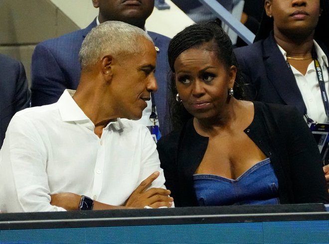Nekdanja prva dama Michelle Obama bi pometla s konkurenco, a Baracku je ne uspe prepričati za vstop v politiko. FOTO: Robert Deutsch/Usa Today Sports