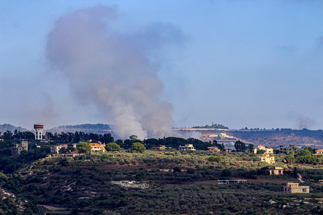 Izraelski napad na Libanon, 18. julij. FOTO: Kawnat Haju/AFP