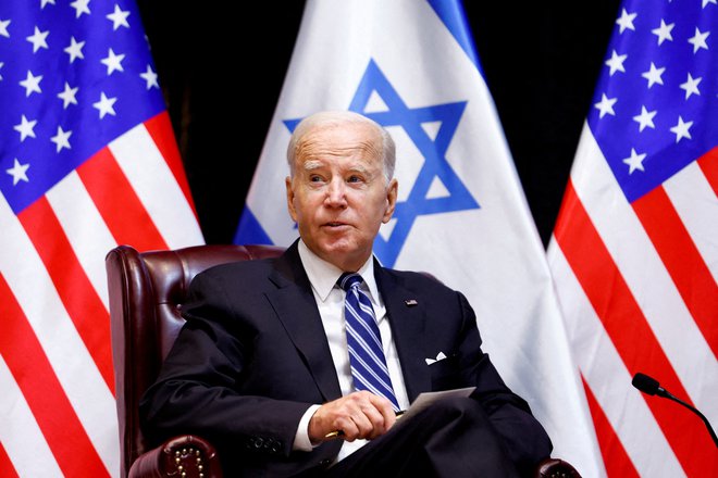 Joe Biden se ne bo potegoval za še en mandat. FOTO: Evelyn Hockstein/Reuters