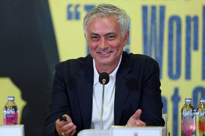 Jose Mourinho ima visoke načrte na klopi Fenerbahčeja. FOTO: Murad Sezer/Reuters