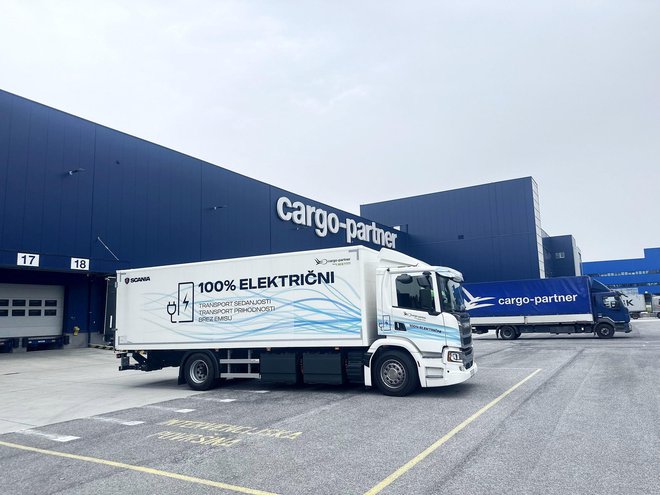 Električne tovornjake je Cargo-partner pred Slovenijo preizkušal že v Avstriji in na Slovaškem. FOTO: Cargo-partner