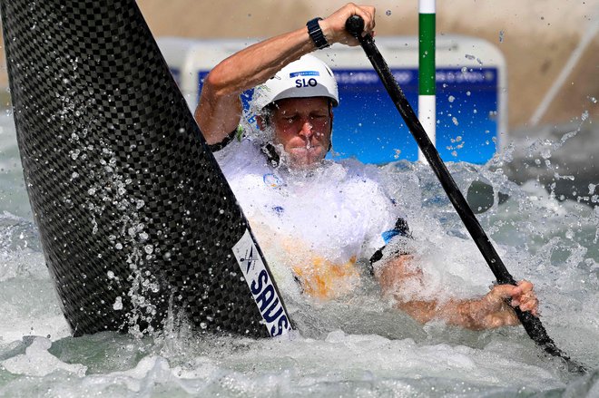 Benjamin Savšek se je z mojstrskim veslanjem prebil v finale, v katerem se ni izšlo po njegovih željah. FOTO: Olivier Morin/AFP